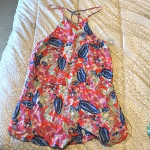 BRIGHT PINK AMERICAN EAGLE ROMPER
